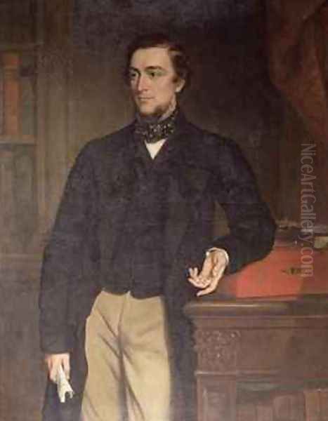 Sidney Lord Herbert of Lea Oil Painting by Sir Francis Grant