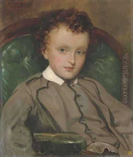 Portrait of the Hon. Henry Charles Hardinge (1857-1924), later 3rd Viscount Hardinge Oil Painting by Sir Francis Grant