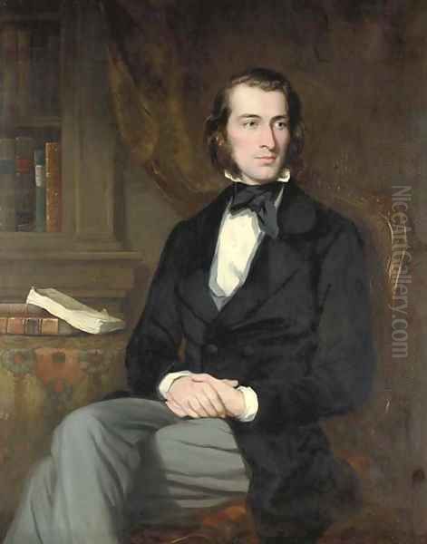 Portrait of Matthew Piers Boulton Oil Painting by Sir Francis Grant