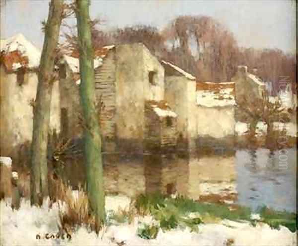 Winter in Normandy 2 Oil Painting by David Gauld