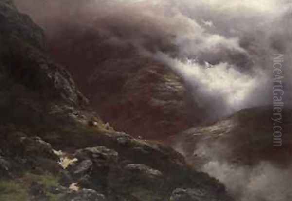 After the Massacre of Glencoe Oil Painting by Peter Graham