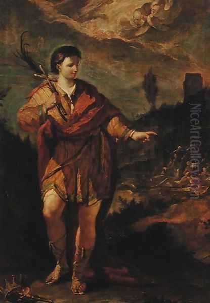 St Magnus Oil Painting by Giovanni Antonio Guardi