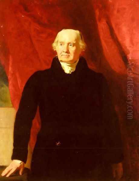 Portrait Of Sir John Marjoribanks (1763 - 1833) Oil Painting by Andrew Geddes