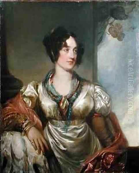 Portrait of Lady Milner Oil Painting by Andrew Geddes