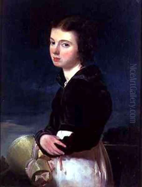 Lady Victoria Campbell Oil Painting by Andrew Geddes