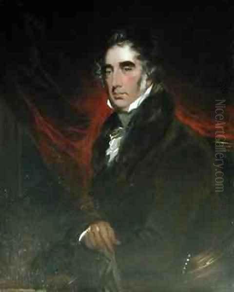 Sir William Mordaunt Sturt Milner 1779-1855 Oil Painting by Andrew Geddes