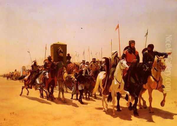 Richard, Coeur De Lion, On His Way To Jerusalem (Richard, the Lion Heart, On His Way To Jerusalem) Oil Painting by James William Glass