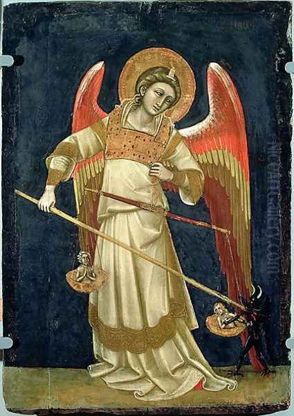 The Archangel Michael Oil Painting by Ridolfo di Arpo Guariento