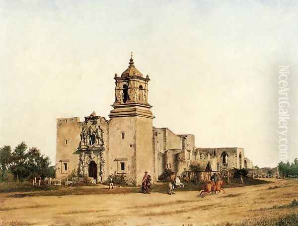 San Jose de Aguayo Oil Painting by Theodore Gentilz