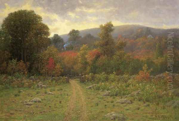 Toward the Close of an Autumn Day Oil Painting by Richard Buckner Gruelle