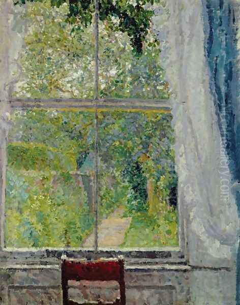 View from a Window Oil Painting by Spencer Frederick Gore