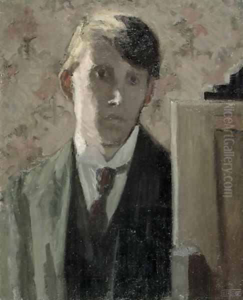 Self Portrait Oil Painting by Spencer Frederick Gore