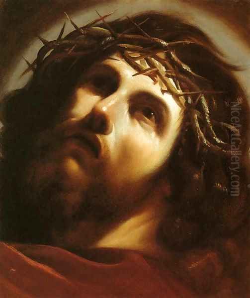 Christ Crowned with Thorns Oil Painting by Guercino