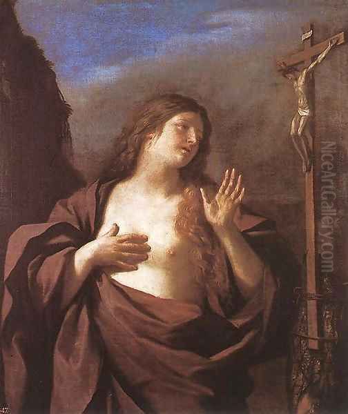 Mary Magdalene in Penitence Oil Painting by Guercino