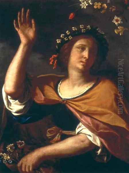 Allegory of Spring Oil Painting by Guercino