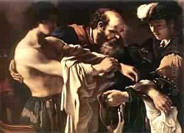 Return Of The Prodigal Son 1619 Oil Painting by Guercino