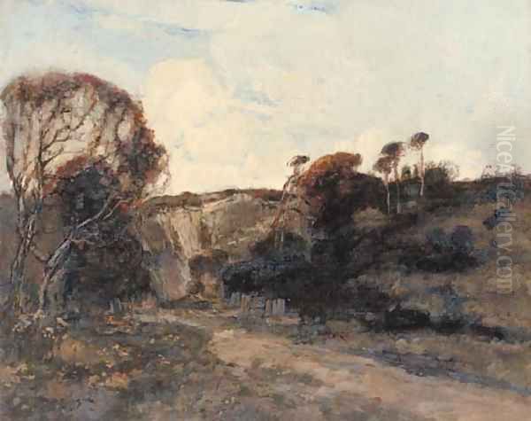 The quarry Oil Painting by William Alfred Gibson