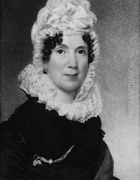 Martha Goldthwaite (Mrs. George Ingersoll) Oil Painting by Sarah Goodridge