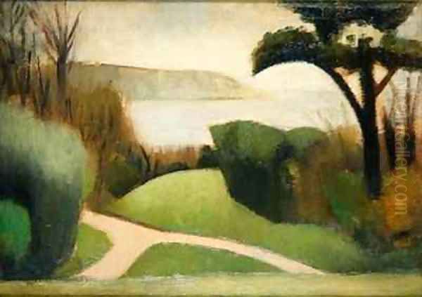 Near Swanage Oil Painting by Mark Gertler