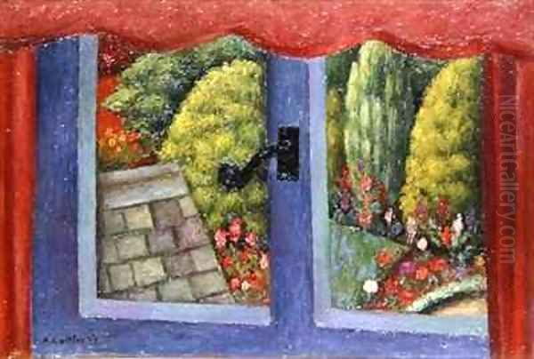 Through the Window Oil Painting by Mark Gertler