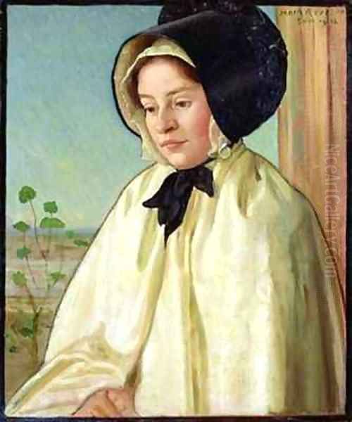 Portrait of Alice Irene Harvey Oil Painting by Mark Gertler