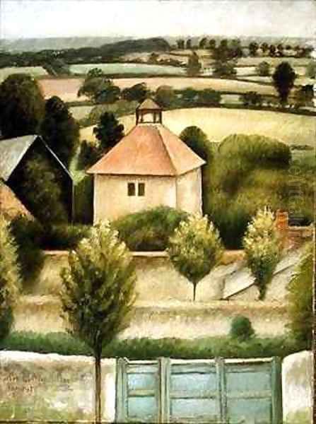 The Pigeon House Oil Painting by Mark Gertler