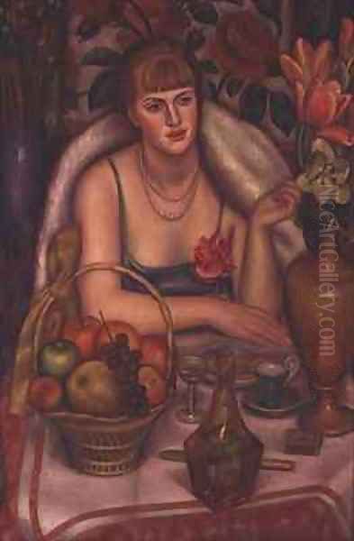 Supper Oil Painting by Mark Gertler