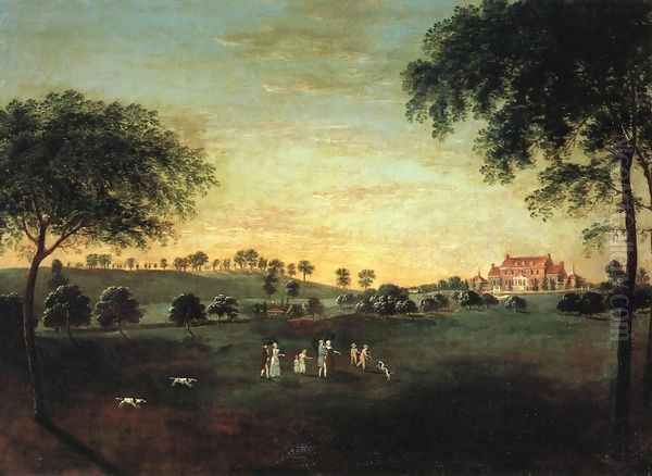 Perry Hall Oil Painting by Francis Guy