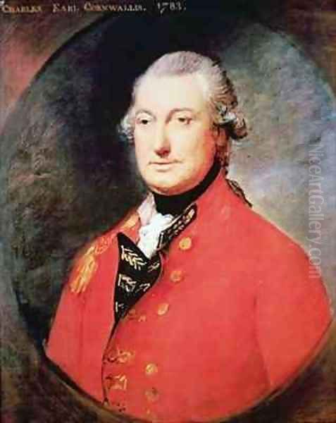 Charles Cornwallis 1st Marquis Cornwallis Oil Painting by Thomas Gainsborough