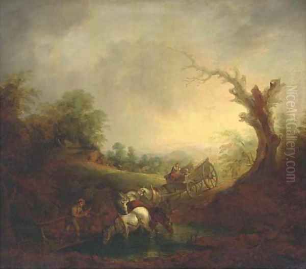 The ford Oil Painting by Thomas Gainsborough