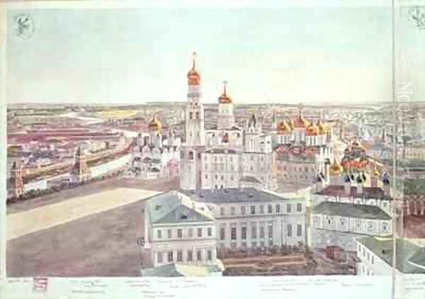 Panorama of Moscow Oil Painting by Gadolle