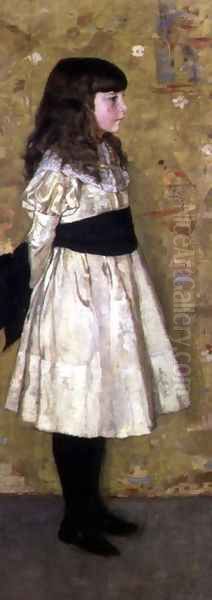 Miss Helen Sowerby Oil Painting by Sir James Guthrie