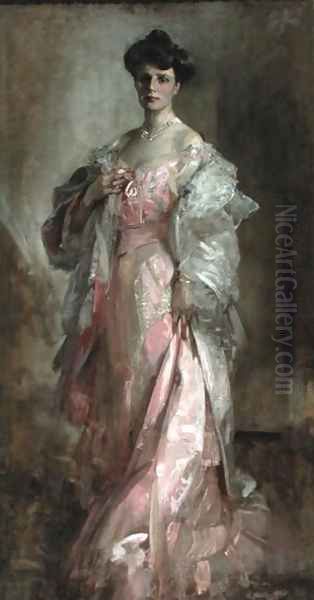 Lady Harriet Findlay of Aberlour Oil Painting by Sir James Guthrie