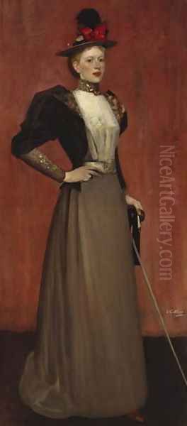 Maggie Hamilton Mrs AN Paterson Oil Painting by Sir James Guthrie