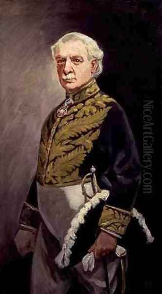 Portrait of David Lloyd George 1863-1945 Oil Painting by Sir James Guthrie