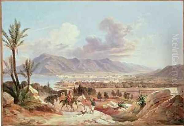 Palermo di Belmonte Oil Painting by Carl Wilhelm Goetzloff