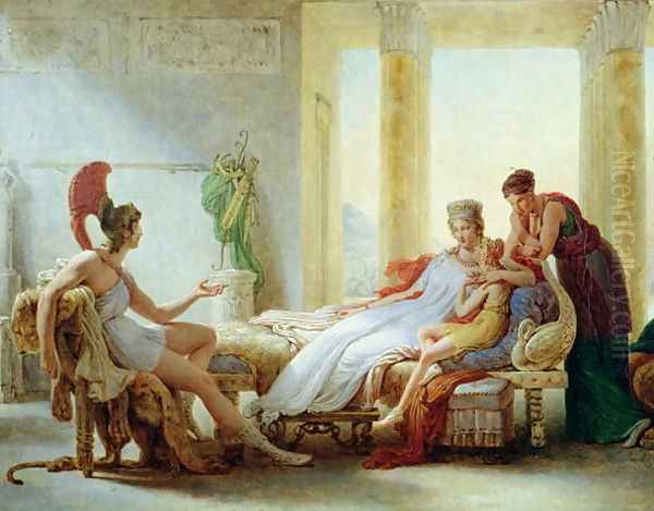 Aeneas telling Dido of the Disaster at Troy Oil Painting by Baron Pierre-Narcisse Guerin