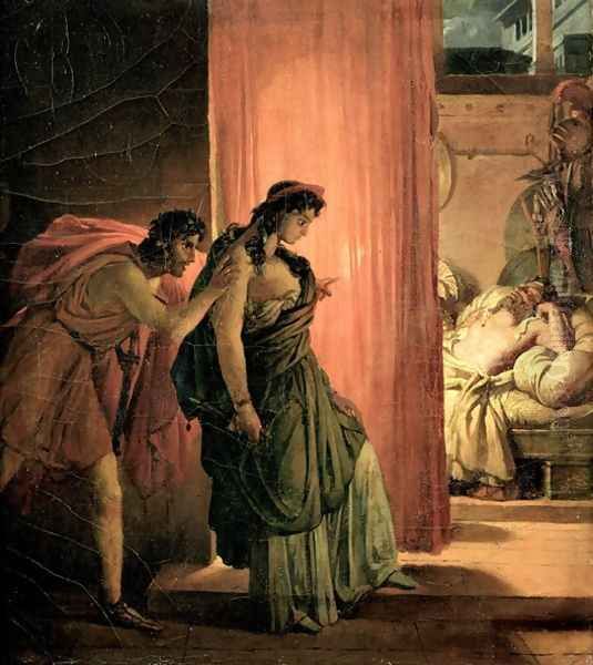 Clytemnestra Oil Painting by Baron Pierre-Narcisse Guerin