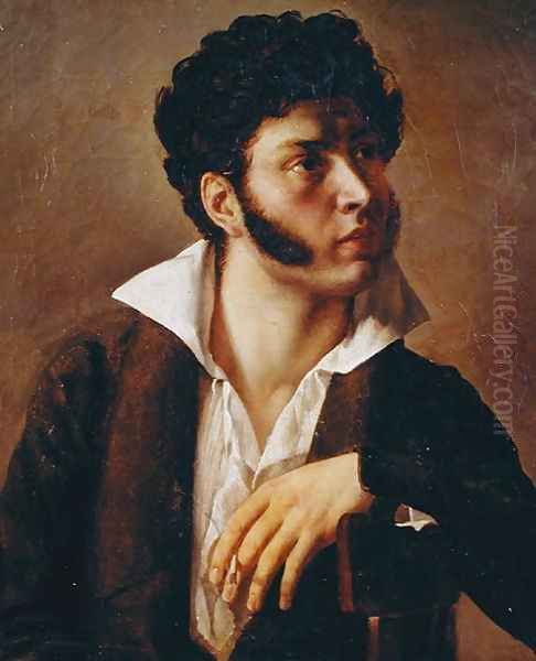 Portrait of Francois Barnabe Campmas Oil Painting by Baron Pierre-Narcisse Guerin