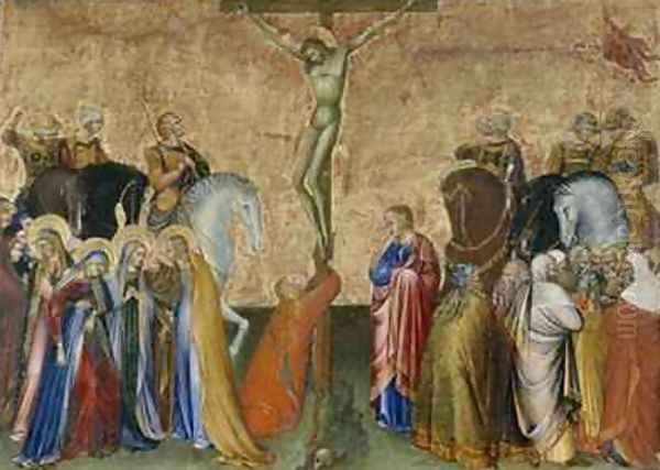 The Crucifixion of Christ 2 Oil Painting by Paolo di Grazia Giovanni di