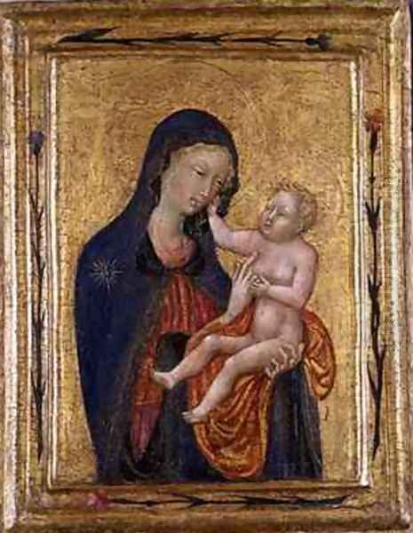 Madonna and Child Oil Painting by Paolo di Grazia Giovanni di