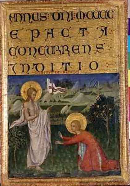 Noli me tangere Oil Painting by Paolo di Grazia Giovanni di