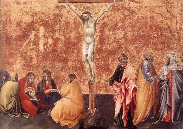 The Crucifixion of Christ Oil Painting by Paolo di Grazia Giovanni di