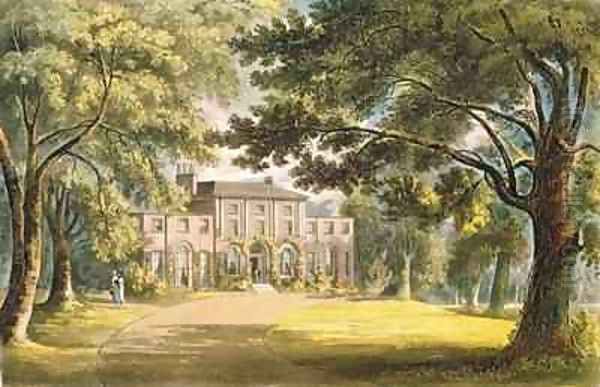 Holly Grove House Oil Painting by John Gendall