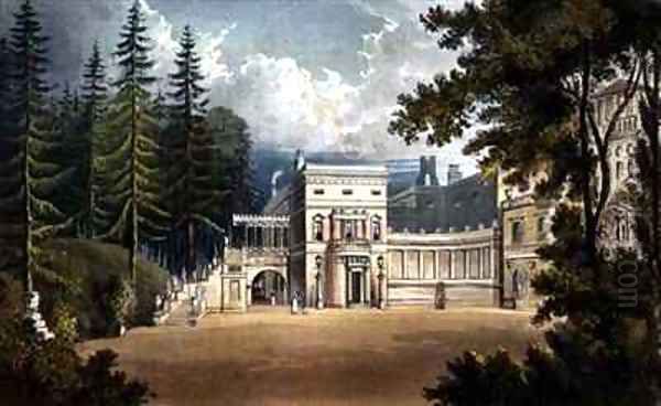 Deepdene from Ackermanns Repository of Arts Oil Painting by John Gendall