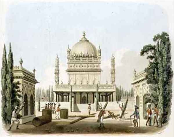 The Tomb of Hyder Ali and Tippoo Sultan Oil Painting by Gold, Charles Emilius