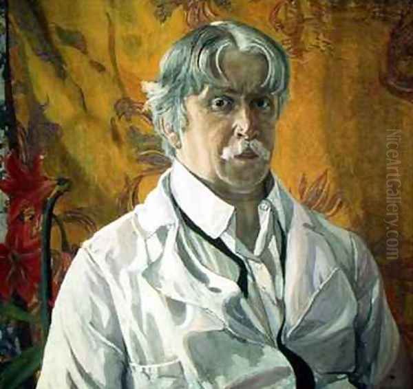 Self Portrait Oil Painting by Aleksandr Jakovlevic Golovin