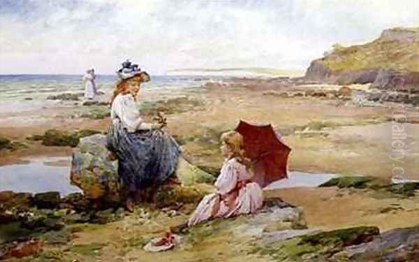 Best Friends Oil Painting by Alfred I Glendening