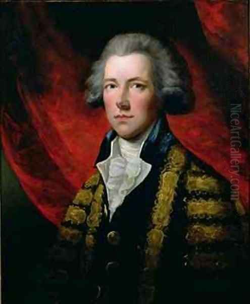 Portrait of William Pitt the Younger 1759-1806 3 Oil Painting by Dupont Gainsborough