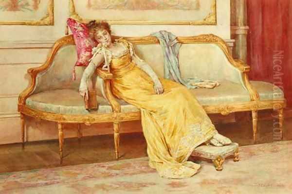 Ennui Oil Painting by John Edward Goodall